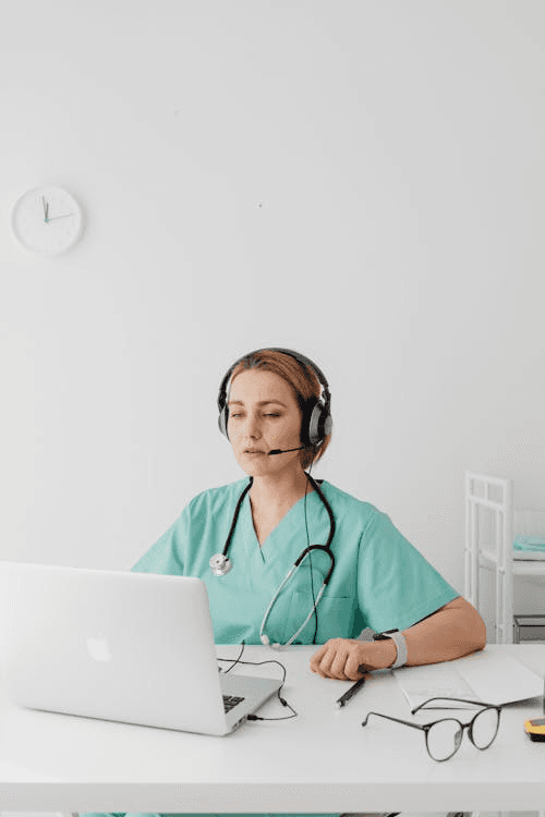 Doctor writing prescription notes